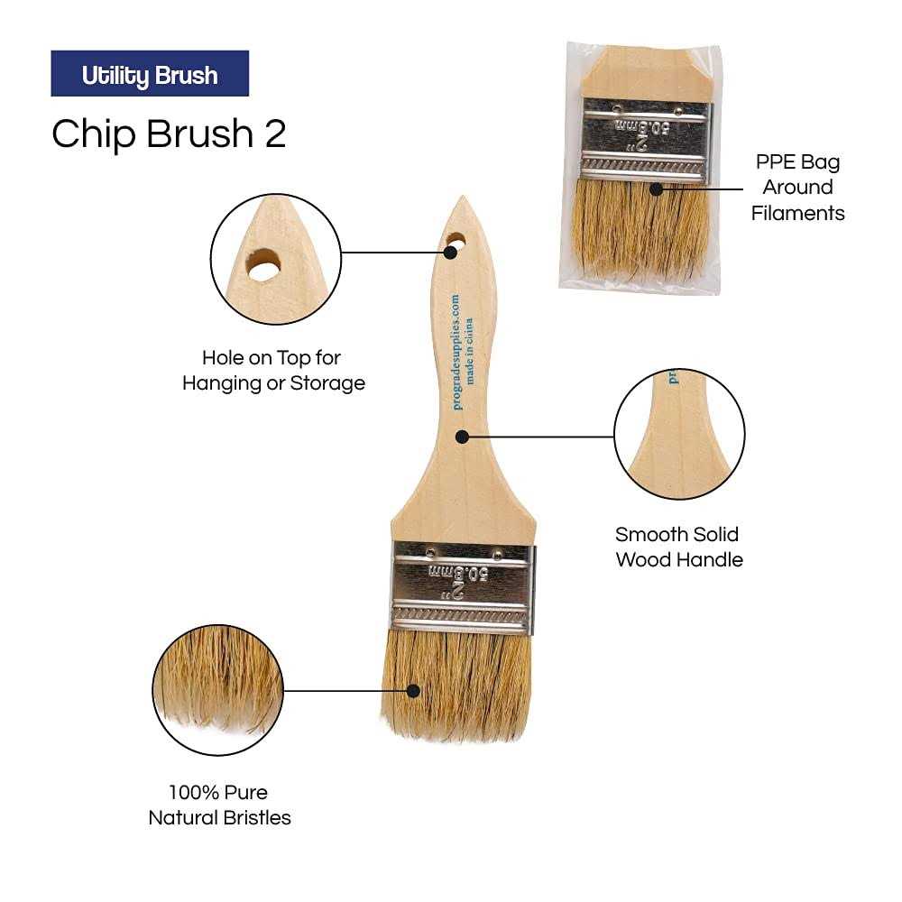 Pro Grade Chip Paint Brushes - Zenithce