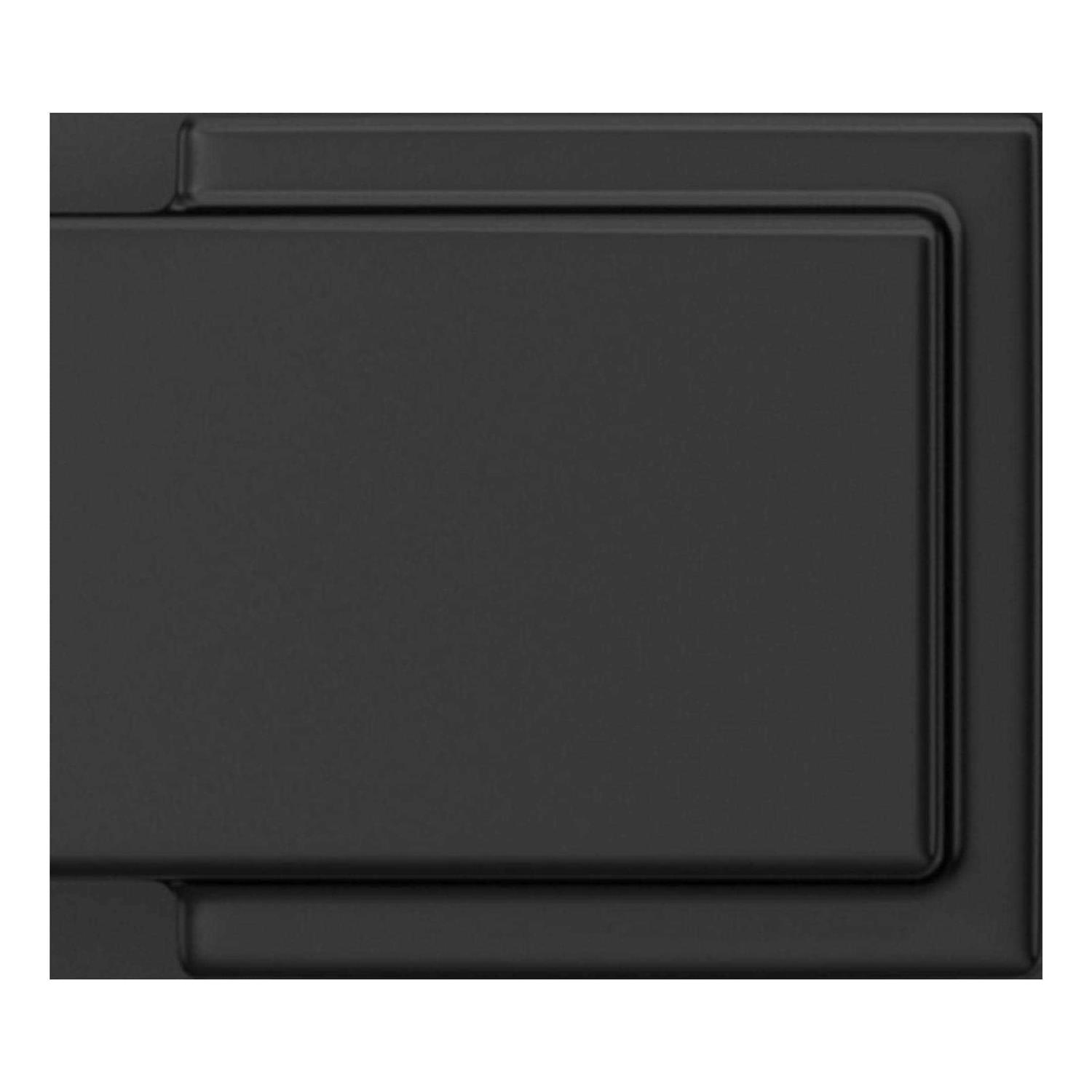 Home Front by Schlage Crosbie-Evans Matte Black Single-Cylinder Deadbolt Universal Exterior Keyed Entry Door Handle Combo Pack UC60 V CRB 622 EVN - Zenithce
