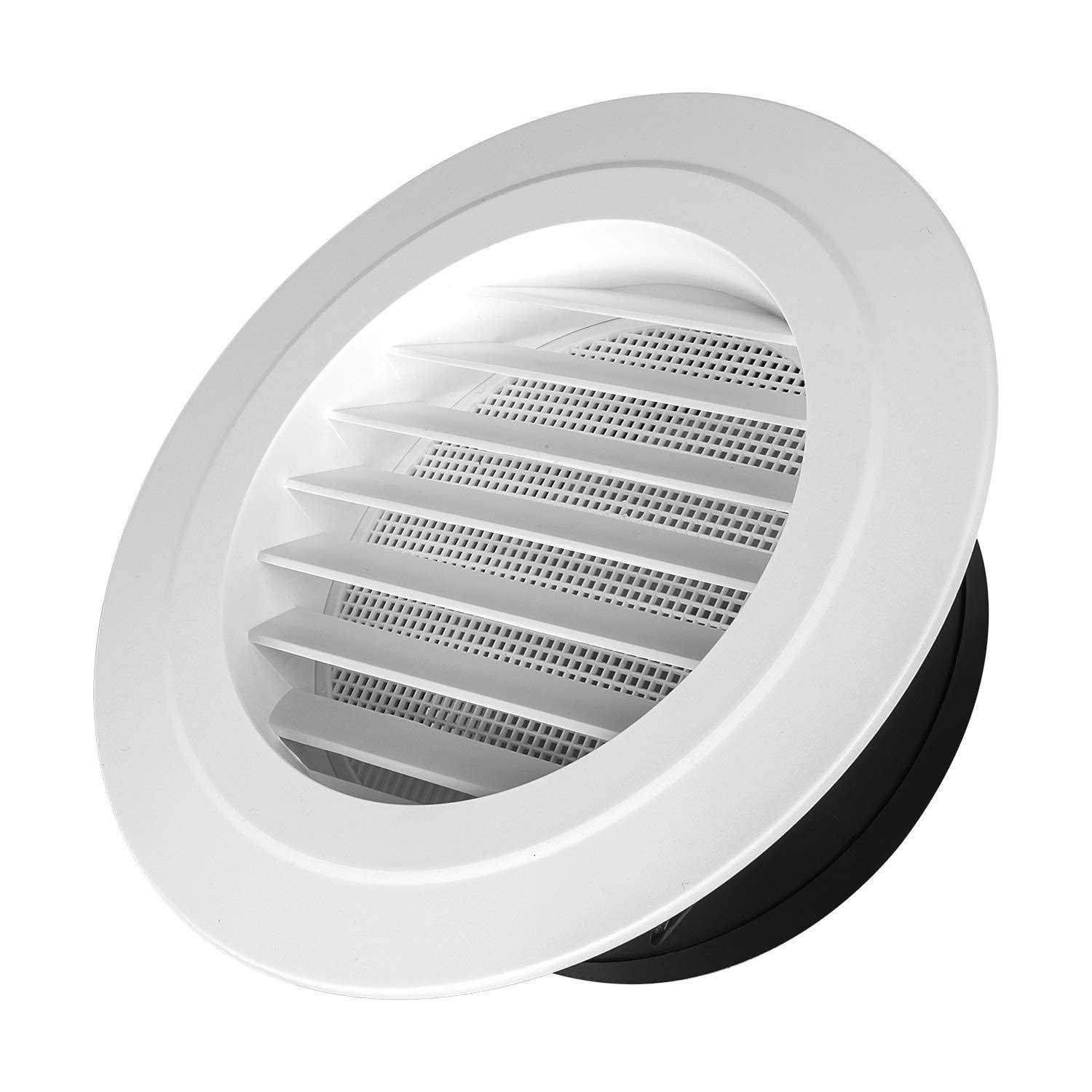 Ipower 20-Inch Square Aluminum Automatic Gravity Shutter Louver Vent - Zenithce