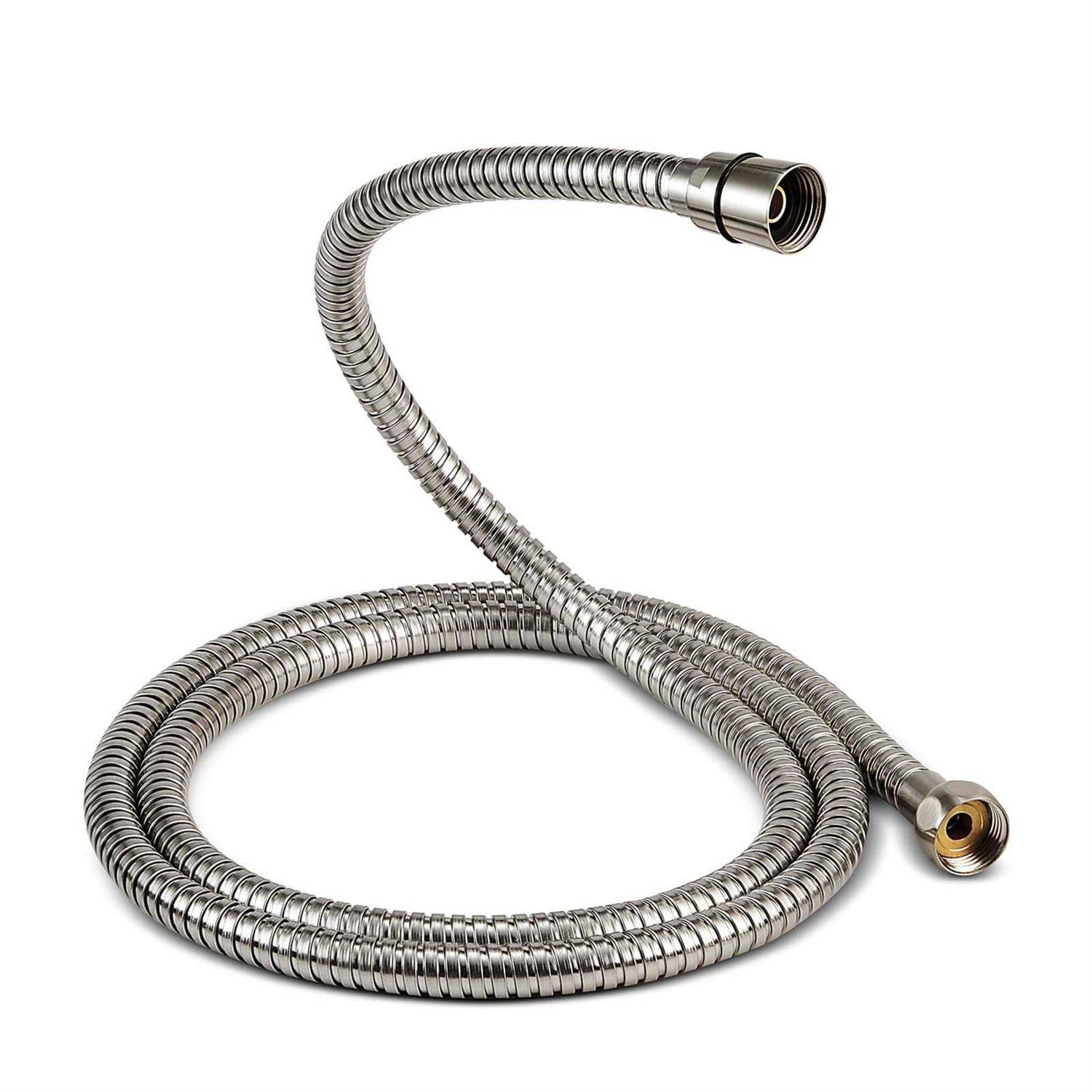 Couradric Handheld Shower Head, 6 Spray Setting High Pressure Shower Head with Brass Swivel Ball Bracket and Extra Long Stainless Steel Hose - Zenithce