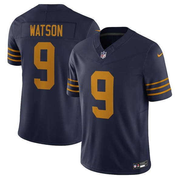 Green Bay Packers #9 Christian Watson Navy The 1923 Classic Vapor F.U.S.E. Limited Football Stitched Jersey - Zenithce