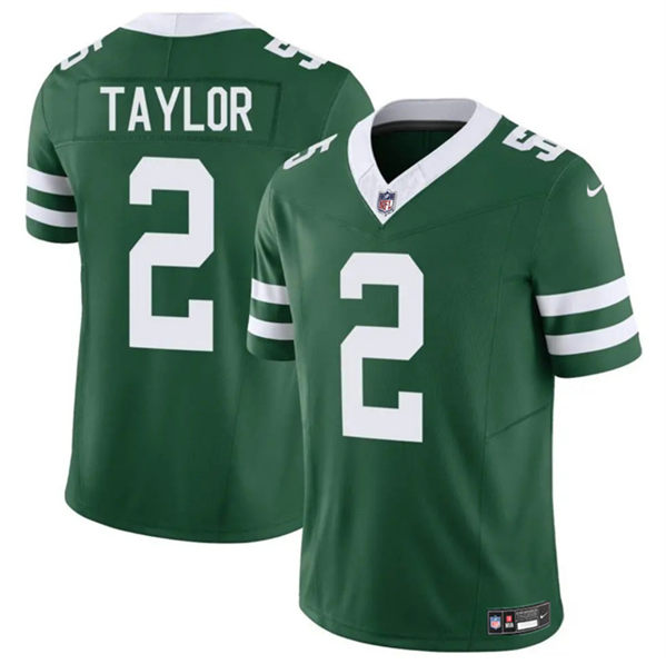 New York Jets #2 Tyrod Taylor Green 2024 F.U.S.E. Vapor Untouchable Limited Stitched Jersey - Zenithce
