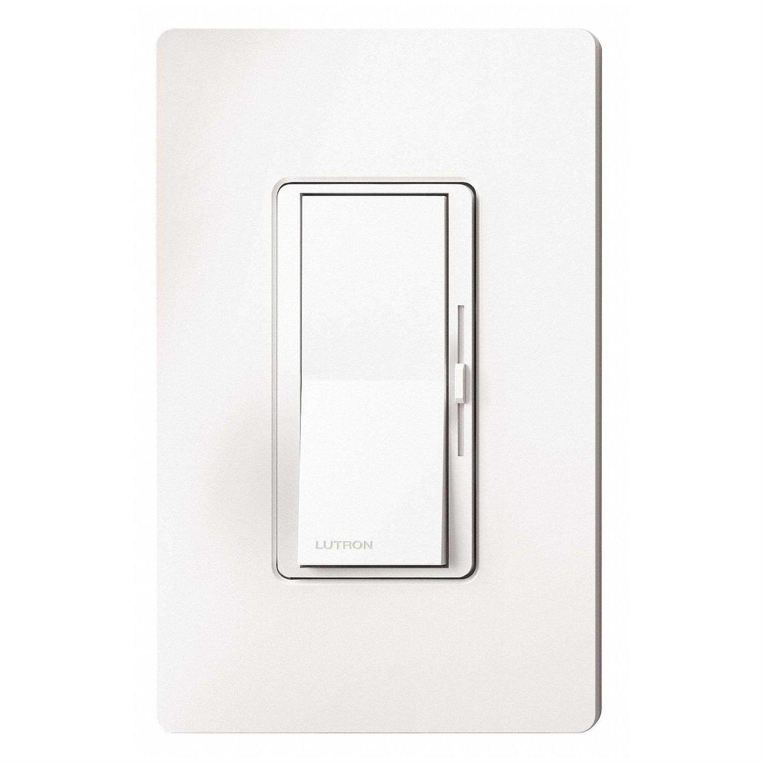 Lutron Dvcl-153p-wh-3 White Diva CFL LED Halogen and Incandescent Dimmer 3 Pack - Zenithce