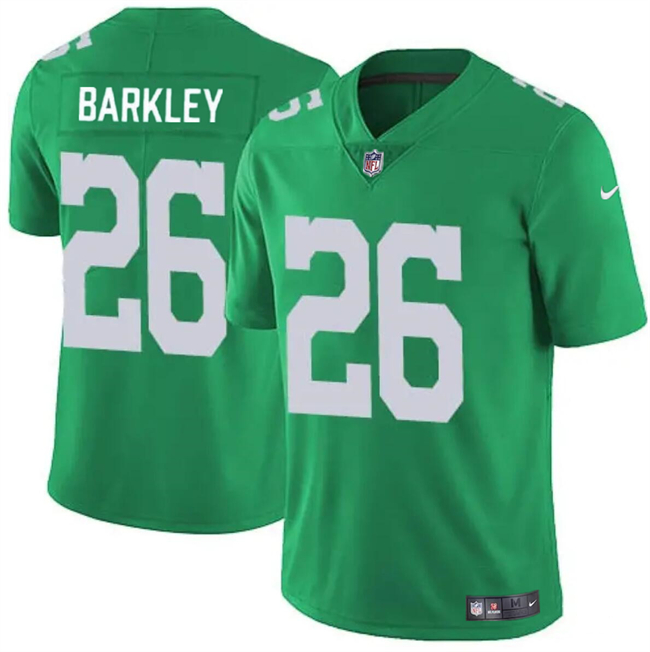 Philadelphia Eagles #26 Saquon Barkley Kelly Green Vapor Untouchable Limited Stitched Jersey - Zenithce