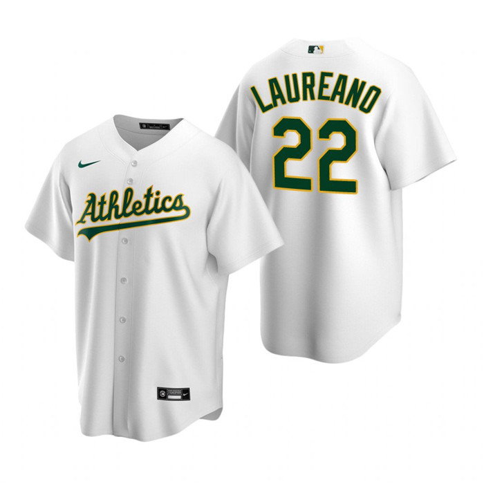 Oakland Athletics #22 Ramón Laureano White Cool Base Stitched Jersey - Zenithce