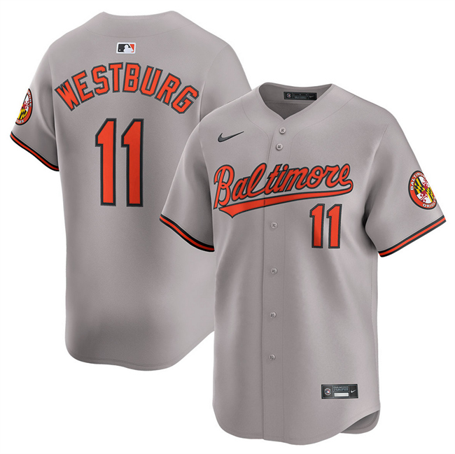 Baltimore Orioles #11 Jordan Westburg Gray 2025 Limited Cool Base Stitched Jersey - Zenithce