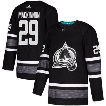Colorado Avalanche #29 Nathan MacKinnon Black Stitched Jersey - Zenithce