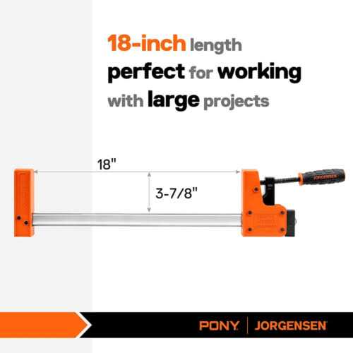 Jorgensen Cabinet Master 24-inch 90 Parallel Jaw Bar Clamp 2-Pack - Zenithce