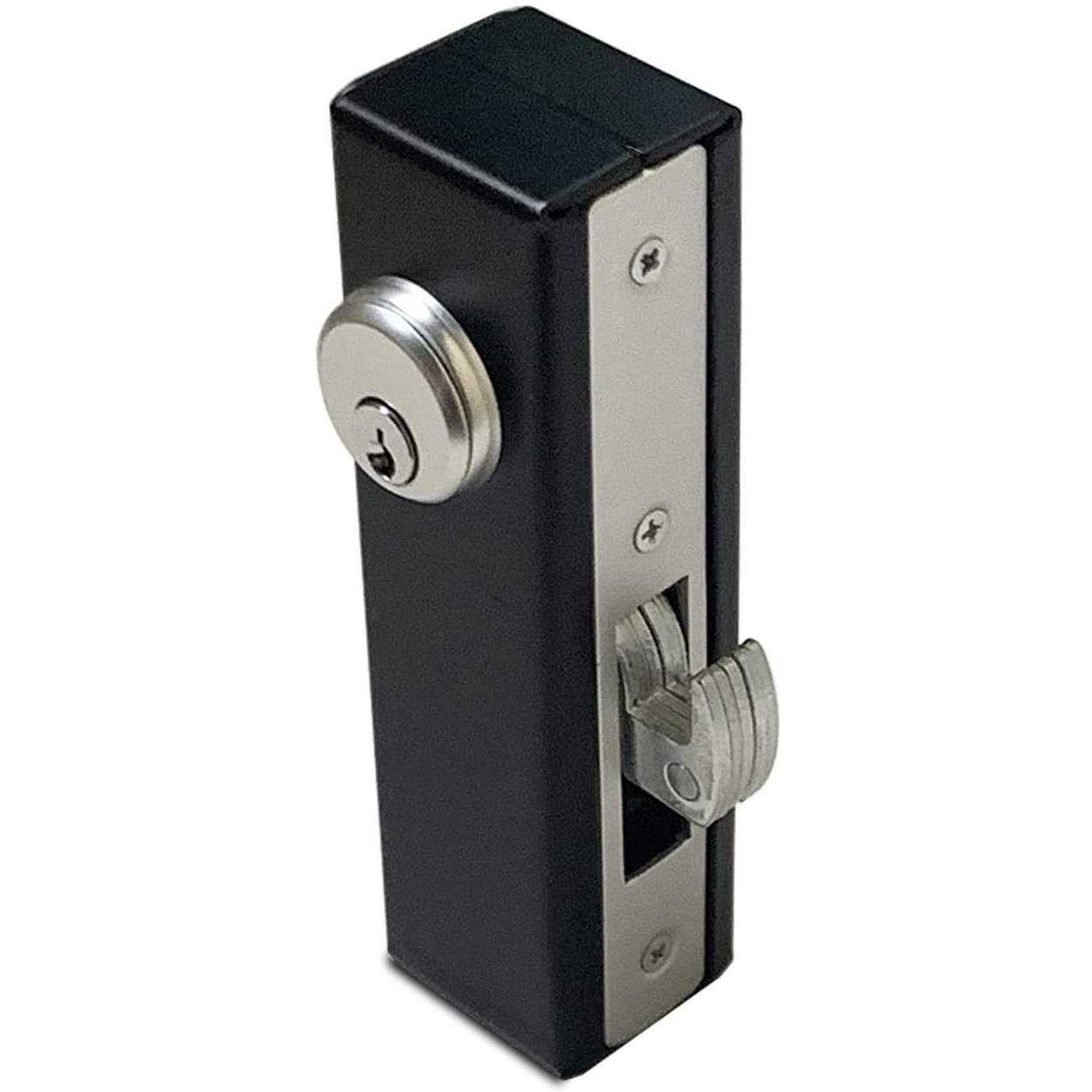 Weldandfabshop Gate Lockbox Double Hole Weldable Steel 6 3/4 x 4 3/8 x 1 1/2 Unpainted - Zenithce