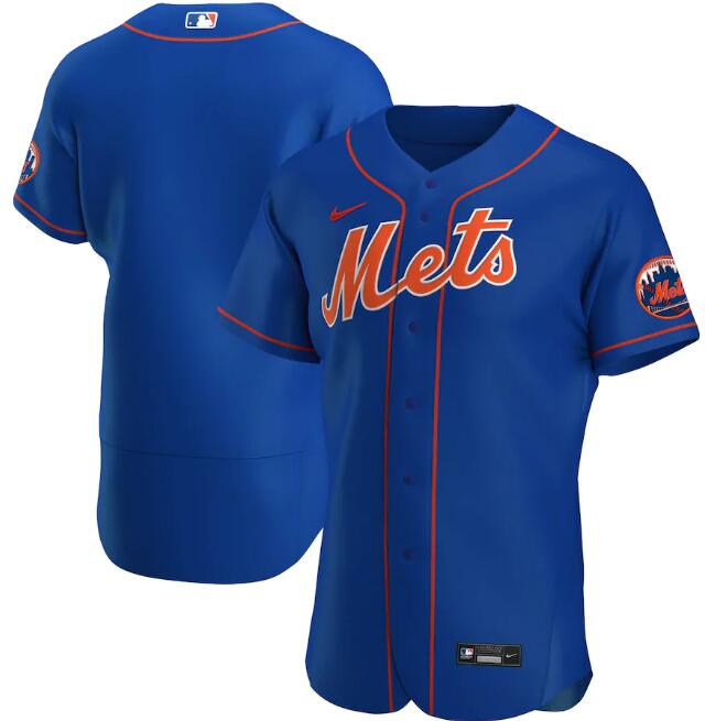 New York Mets Blue Flex Base Stitched Jersey - Zenithce
