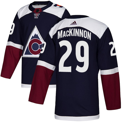 Colorado Avalanche #29 Nathan MacKinnon Navy Blue Stitched Jersey - Zenithce