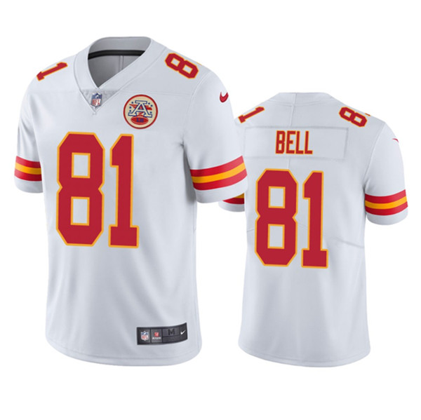 Kansas City Chiefs #81 Blake Bell White Vapor Untouchable Limited Stitched Jersey - Zenithce