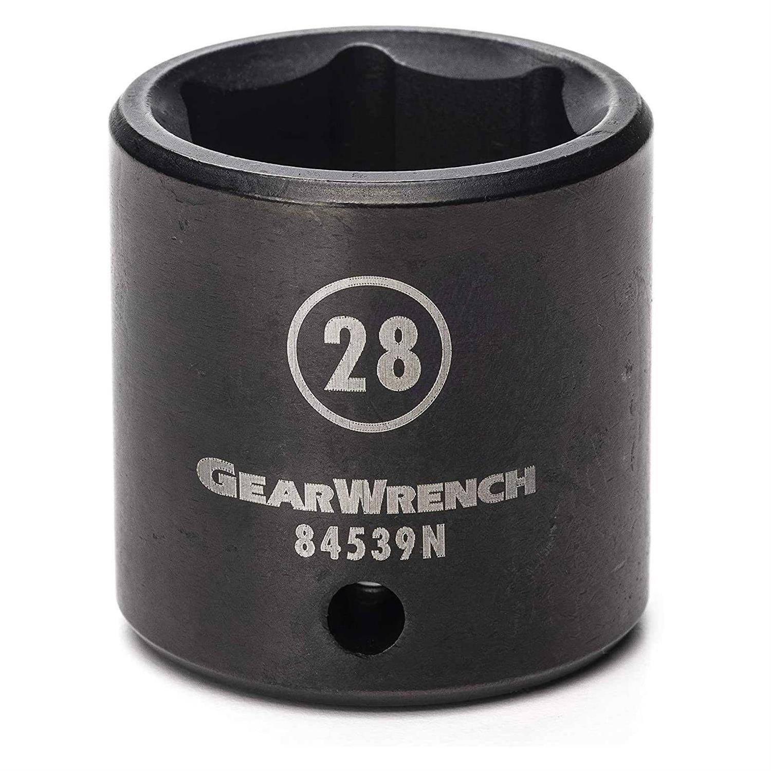 GearWrench 84518N 1/2 Drive 1-1/2 6-Point Standard Impact Socket - Zenithce