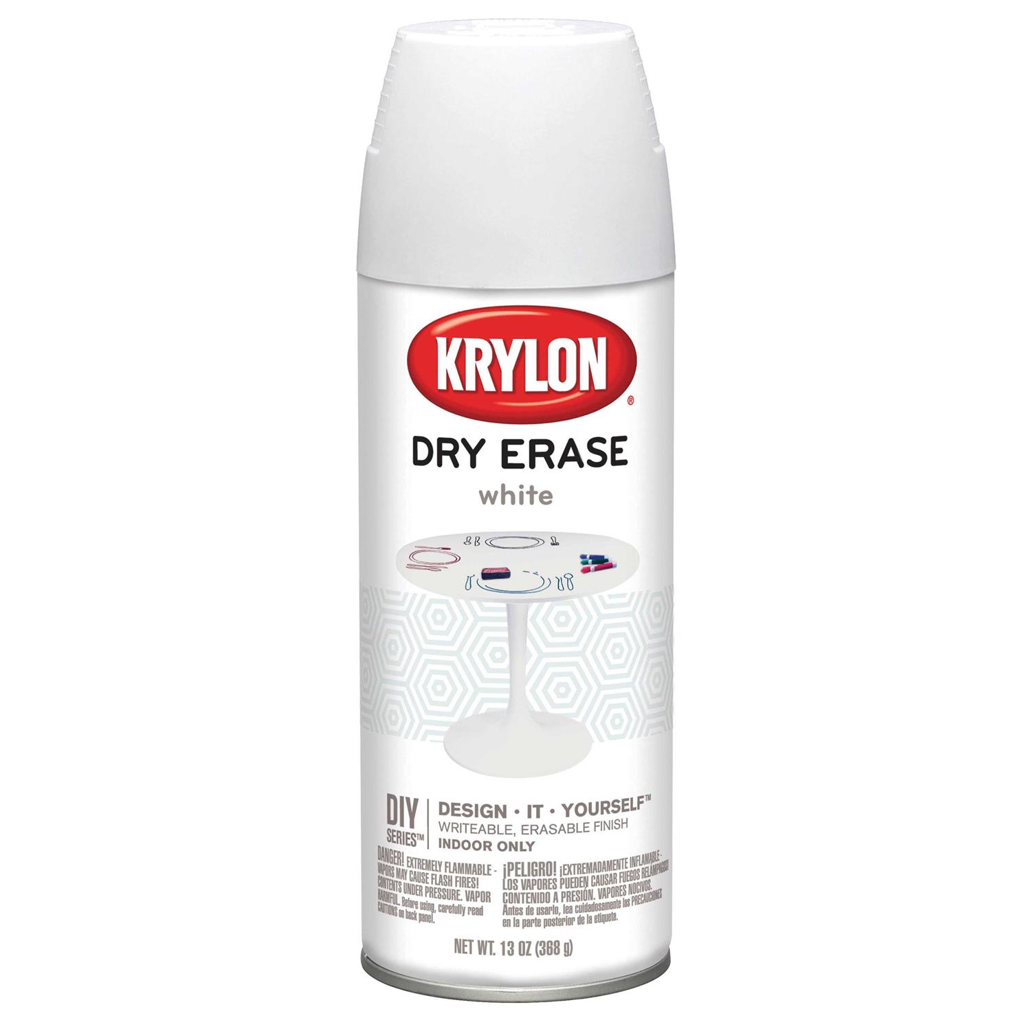 Krylon Dry Erase Clear Spray Paint - Zenithce