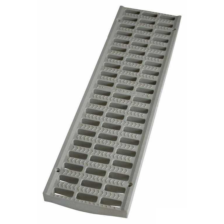 NDS 5 Pro Series Channel Drain Kit with Metal Grate 864GMTL - Zenithce