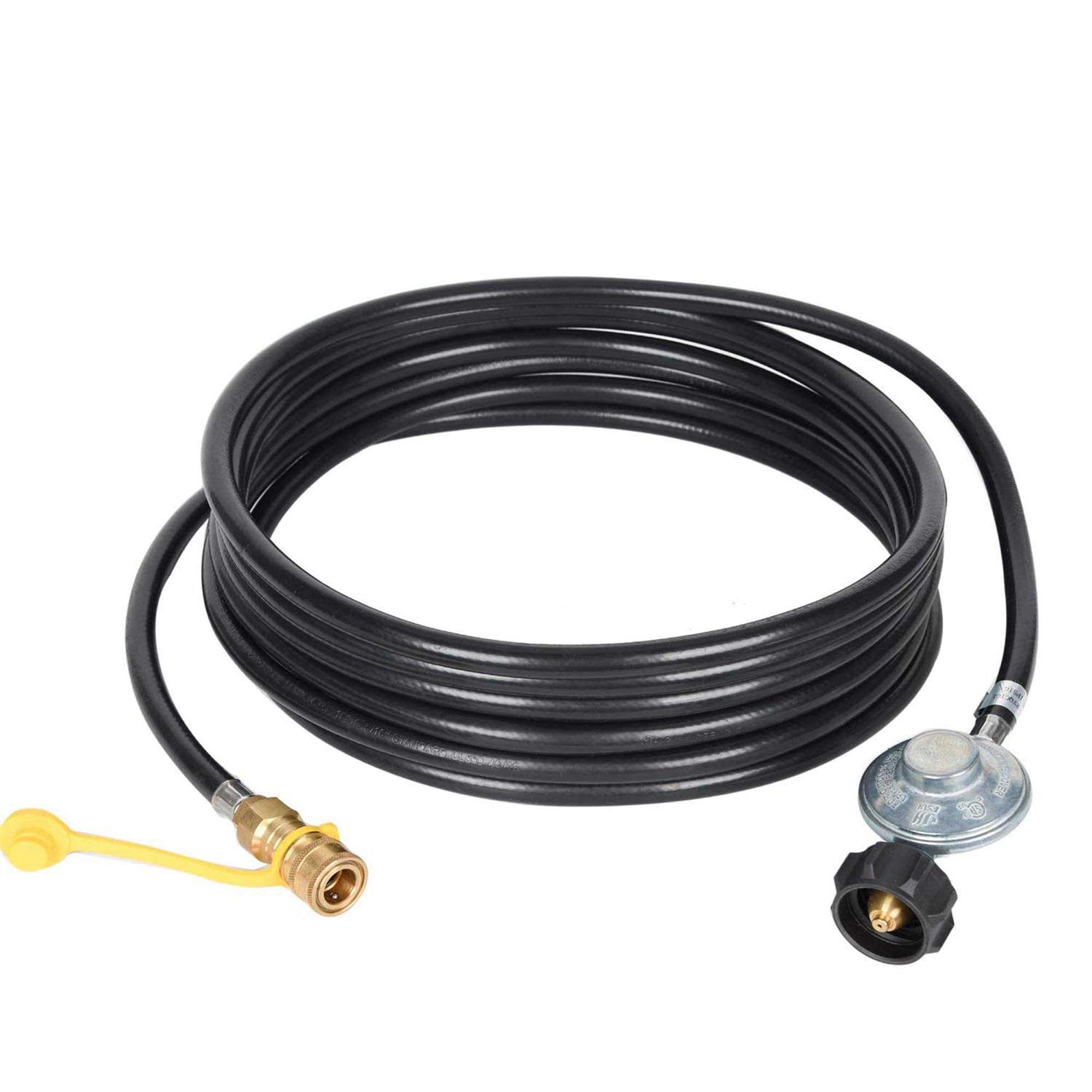 GGC Propane Hose with Regulator -3/8 Quick Connect Disconnect Replacement for Mr. Heater Big Buddy Indoor/Outdoor Heater - Zenithce