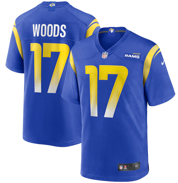 Los Angeles Rams #17 Robert Woods 2020 Royal Game Stitched Jersey - Zenithce