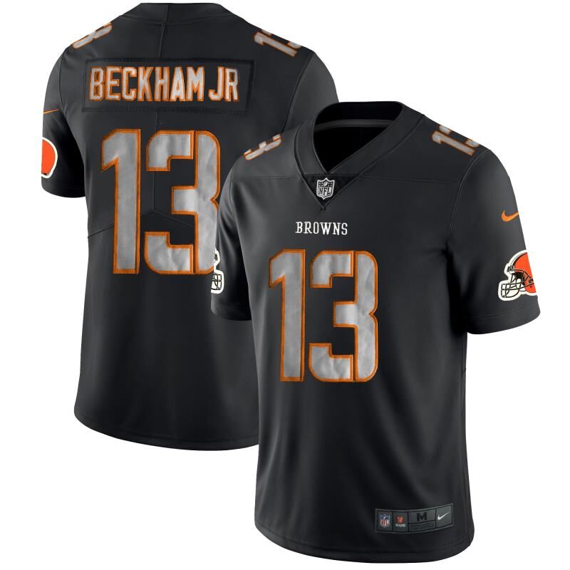 Cleveland Browns #13 Odell Beckham Jr. Black Impact Limited Stitched Jersey - Zenithce