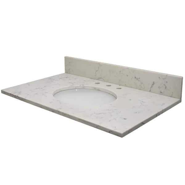 MarCraft Vista 22 in. Quartz Sidesplash VQAT0422999 - Zenithce