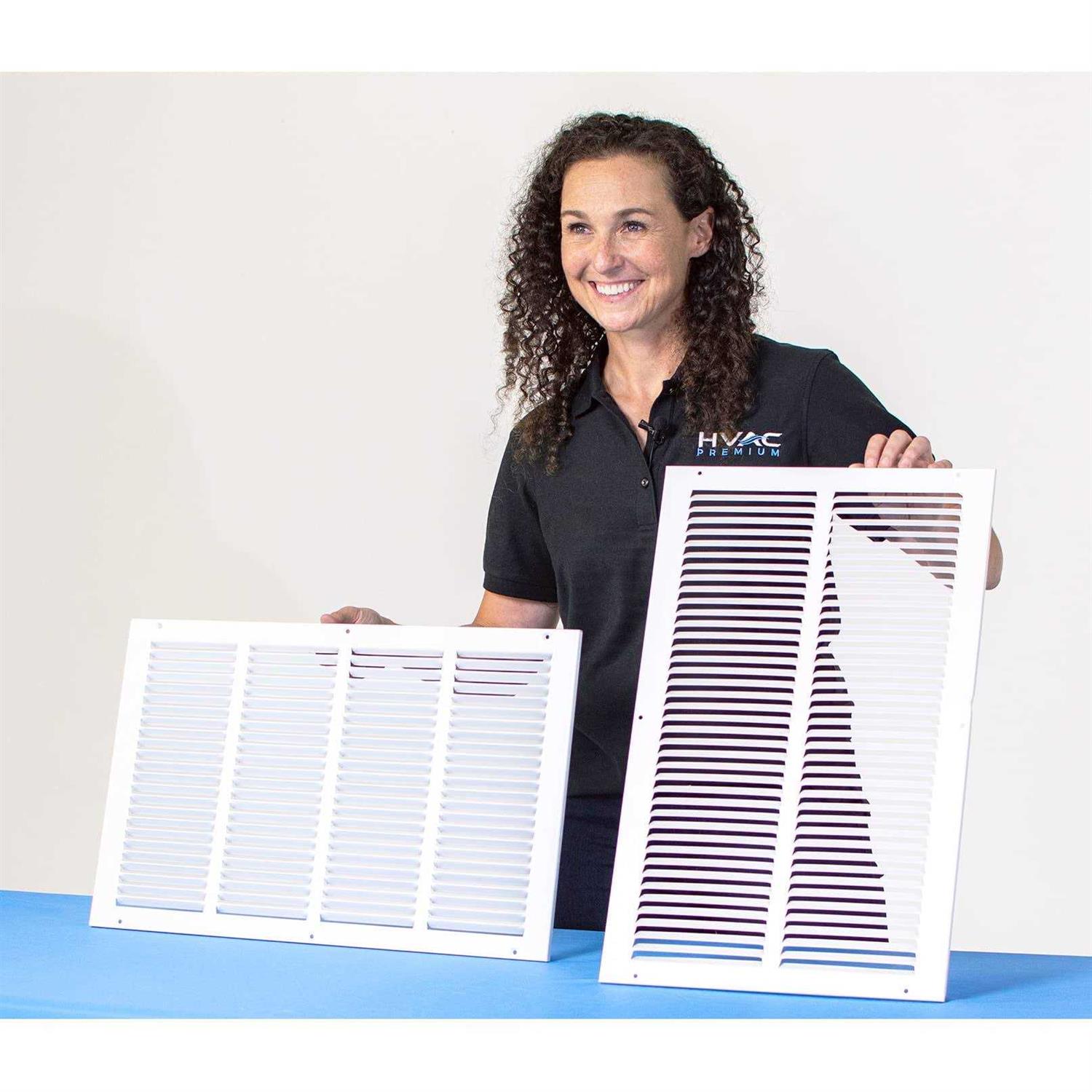 Steel Return Air Filter Grille for 1 Filter - Zenithce