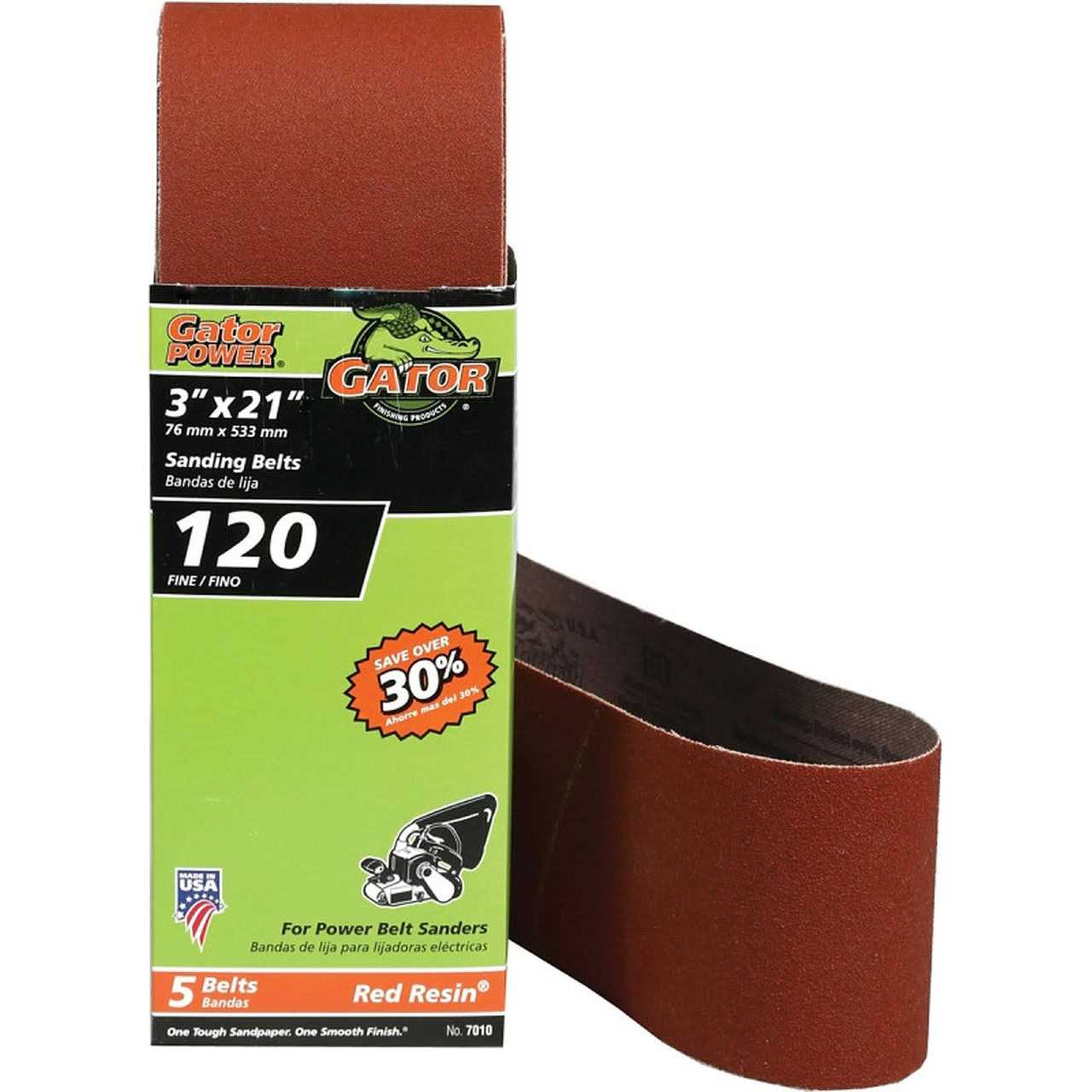 Gator 7010 Aluminum Oxide Belt - Zenithce