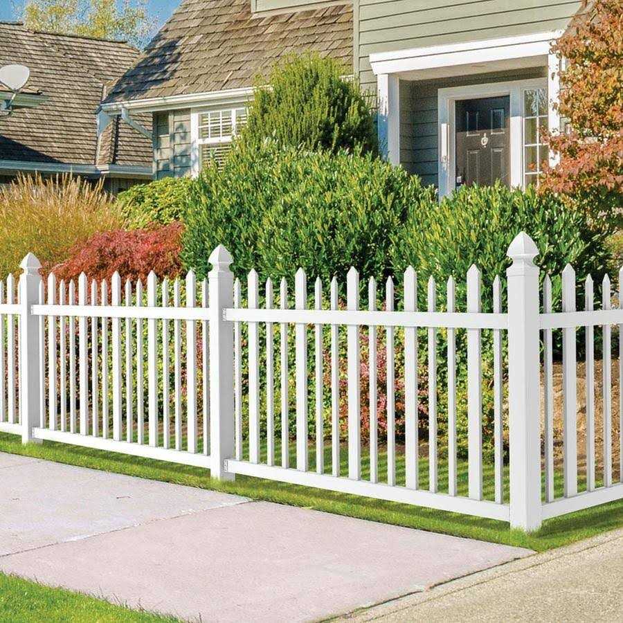 Freedom Newport 3-ft H x 8-ft W White Vinyl Picket Fence Panel 73013948 - Zenithce