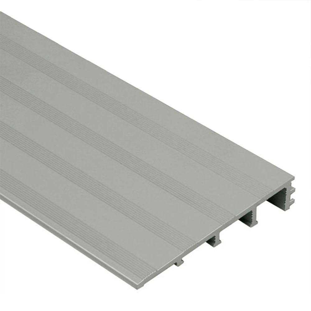 Schluter RENO-RAMP Satin Aluminum Reducer Tile Edge - Zenithce