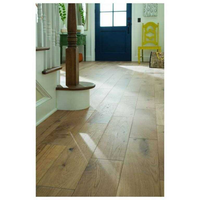 Mullican Wexford Solid Wide Wire Brushed Solid White Oak Hardwood 23573 - Zenithce