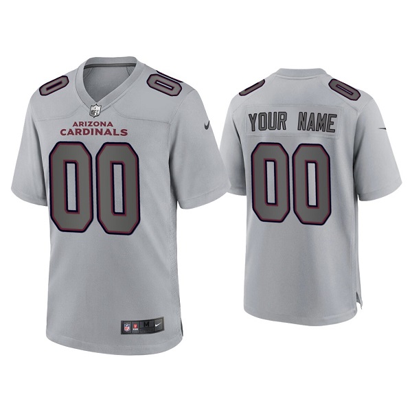 Arizona Cardinals Customized Custom Gray Atmosphere Fashion Stitched Game Jersey - Zenithce