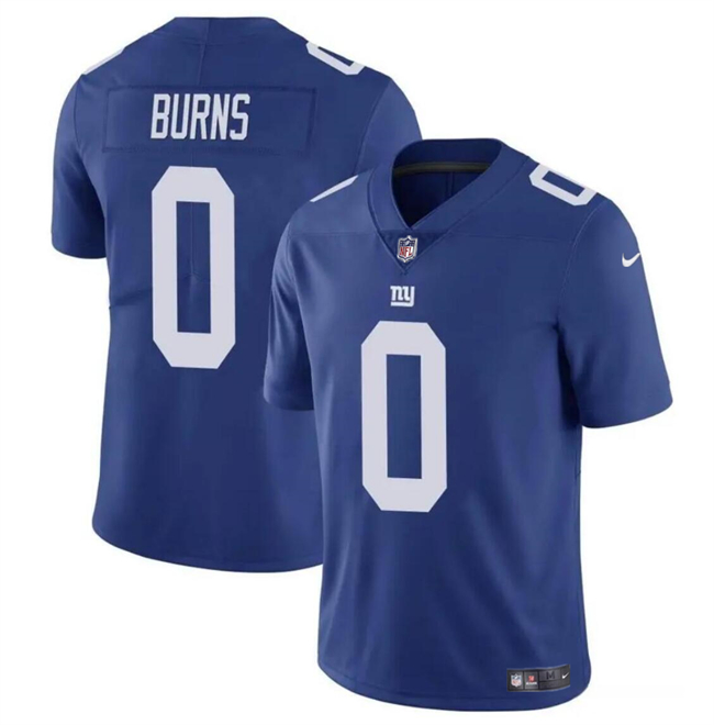 New York Giants #0 Brian Burns Blue Vapor Untouchable Limited Stitched Jersey - Zenithce