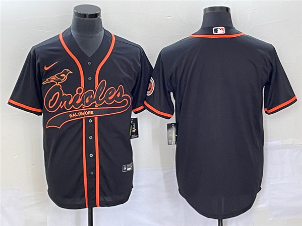 Baltimore Orioles Blank Black Cool Base Stitched Jersey - Zenithce
