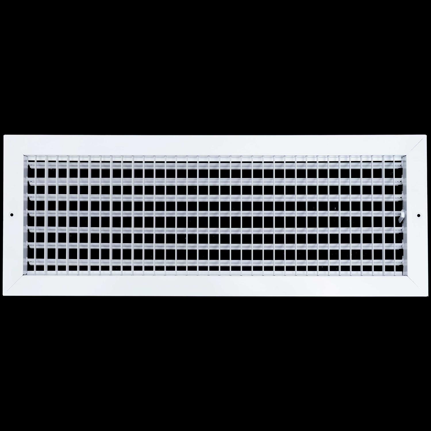 Handua Floor Register with Louvered Design Heavy Duty Walkable Design with Damper - Zenithce