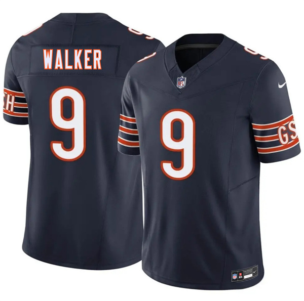 Chicago Bears #9 Jahdae Walker Navy 2026 F.U.S.E. Vapor Untouchable Limited Stitched Jersey - Zenithce