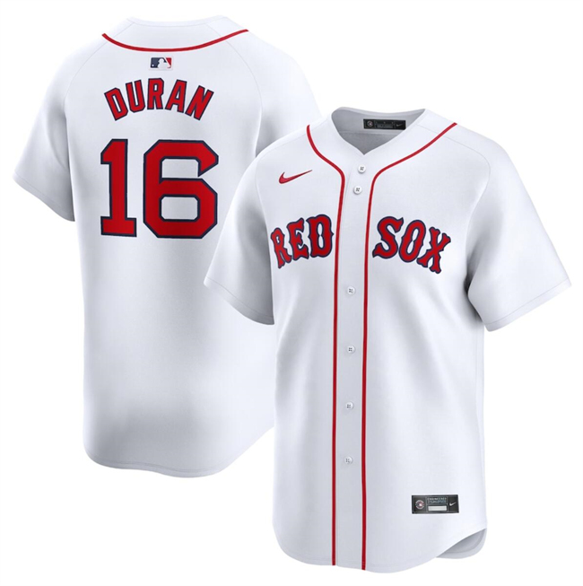 Boston Red Sox #16 Jarren Duran White 2024 Home Limited Stitched Jersey - Zenithce