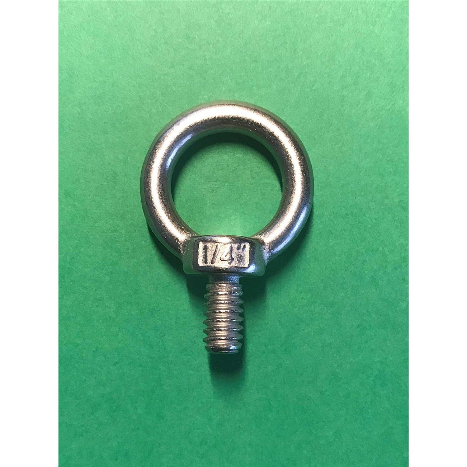 US Stainless Stainless Steel 316 Lifting Eye Bolt UNC Marine Grade - Zenithce
