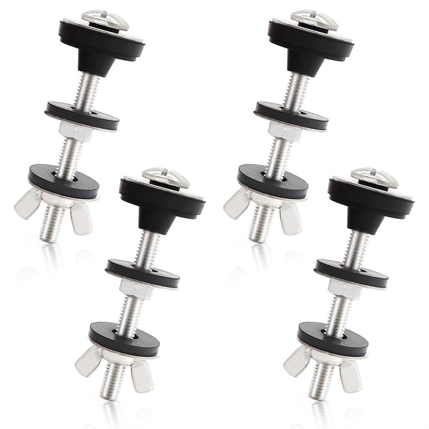 Heavy Duty Toilet Bolts, Rubber And Stainless Steel Washer Gaskets, And An - Zenithce