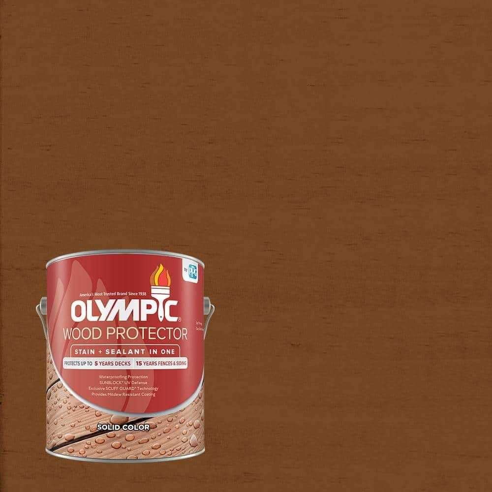 Olympic Wood Protector Exterior Solid Color Wood Stain - Zenithce