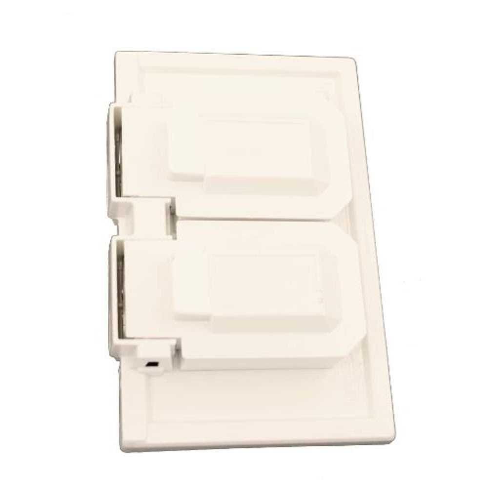 Leviton 4976-GY 1 Gang Weatherproof Duplex Receptacle Cover - Zenithce