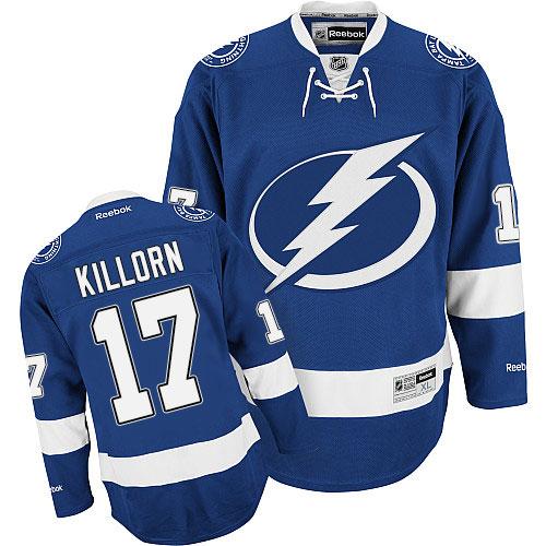 Lightning #17 Alex Killorn Blue Stitched Jersey - Zenithce