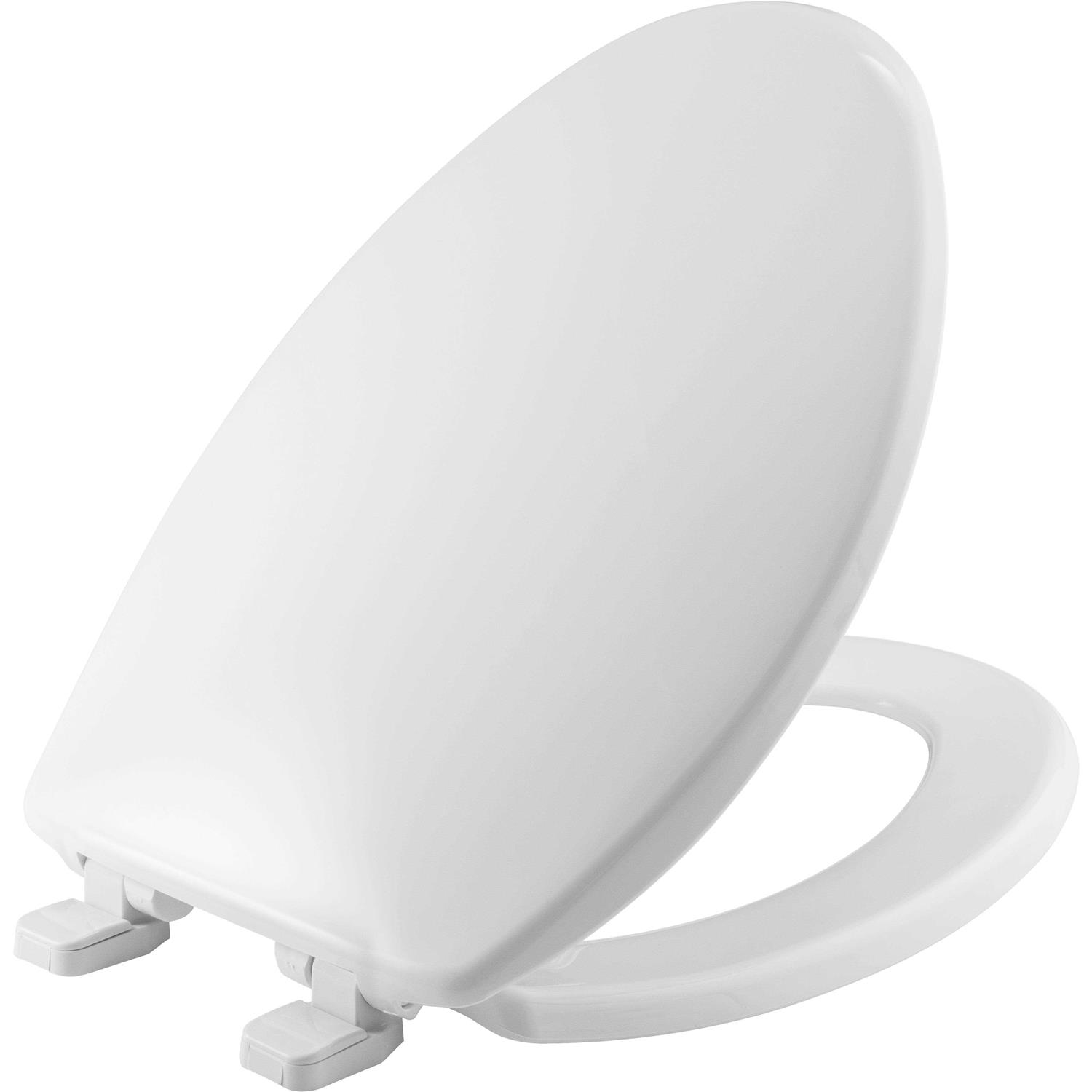 Mayfair by Bemis White Elongated Toilet Seat 1713ECA 000 - Zenithce