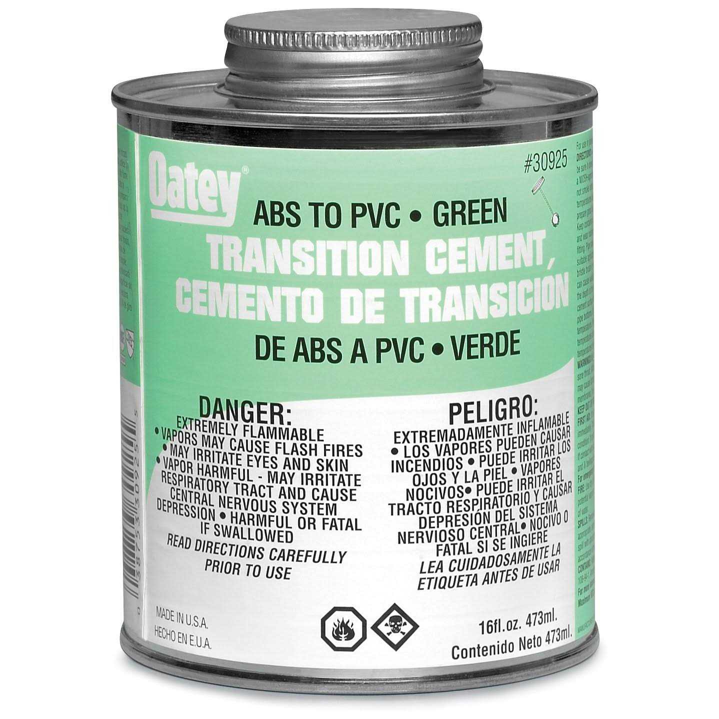 Oatey 16 oz Heavy Duty PVC Cement 31095 - Zenithce