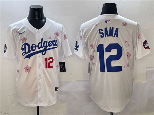Los Angeles Dodgers #12 Sana White 2025 Tokyo Series Limited Stitched Jersey - Zenithce