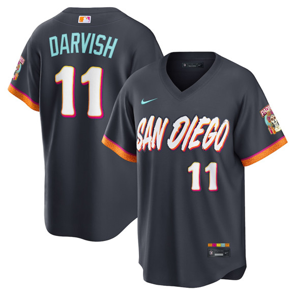 San Diego Padres #11 Yu Darvish Obsidian 2026 City Connect Stadium Limited Stitched Jersey - Zenithce