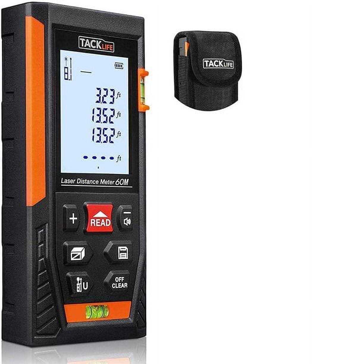 Tacklife Classic Laser Measure 196Ft M/In/Ft Mute Laser Distance Meter - Zenithce