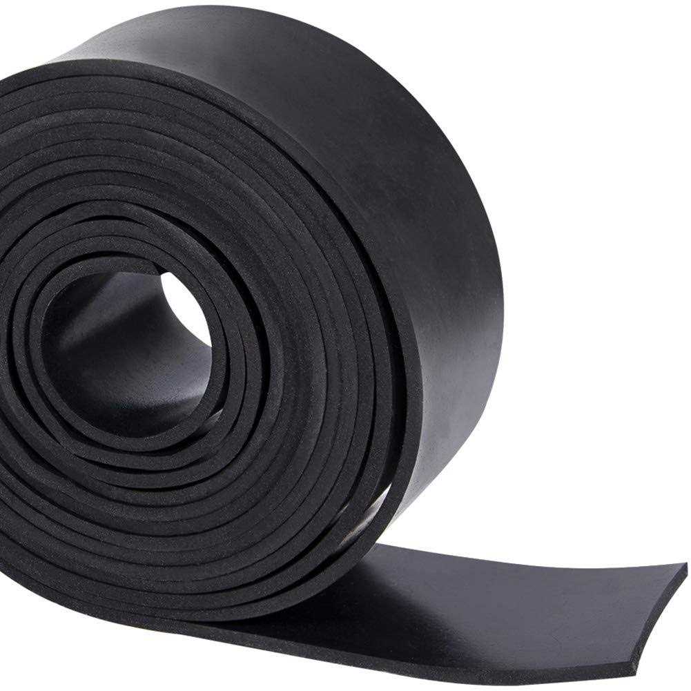 TORRAMI Rubber Gasket Sheet Material 1/8 inch T X 3 inch W X 10 Feet - Zenithce