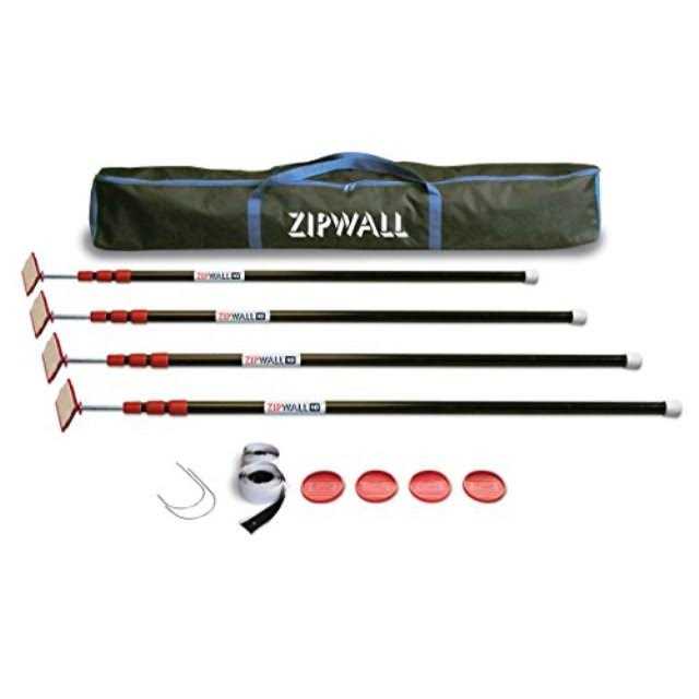 Zipwall ZipPole ZP4 Dust Barrier Pole - Zenithce