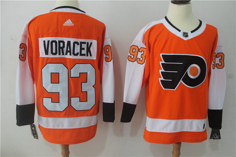 Philadelphia Flyers #93 Jakub Voracek Orange Stitched Adidas Jersey - Zenithce