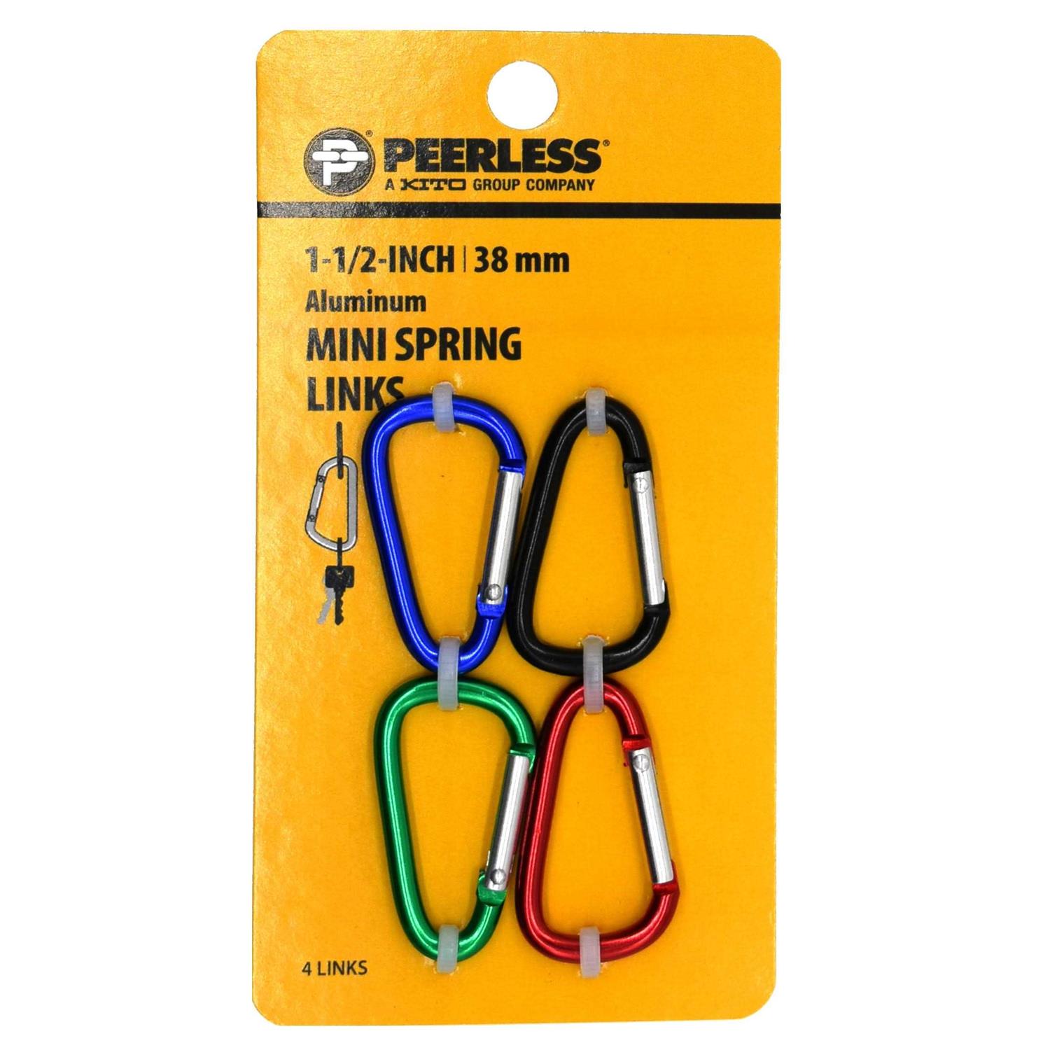 Peerless Chain 1/4 inch Zinc Double End Bolt Snap - Zenithce
