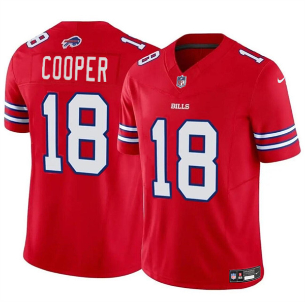 Buffalo Bills #18 Amari Cooper Red 2024 F.U.S.E. Vapor Untouchable Limited Stitched Jersey - Zenithce