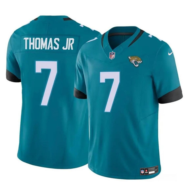 Jacksonville Jaguars #7 Brian Thomas Jr Teal 2024 Draft F.U.S.E Vapor Untouchable Limited Stitched Jersey - Zenithce